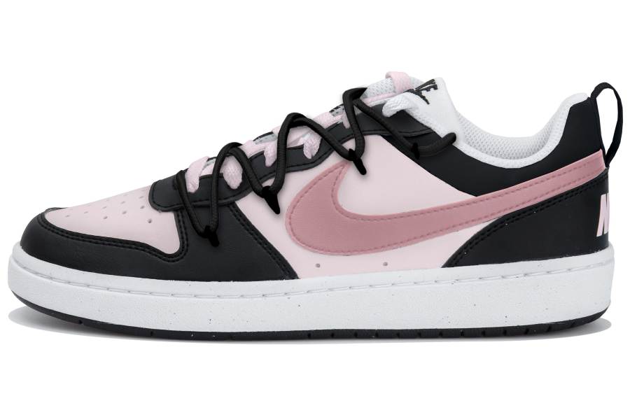 Nike Nike Court Borough Low top Kids' Skateboarding Shoes White Black Pink Teenagers