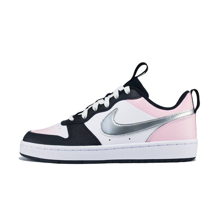 Nike Nike Court Borough 2Court Borough Low 2 Synthetic Leather Slip Resistant Abrasion Resistant Support