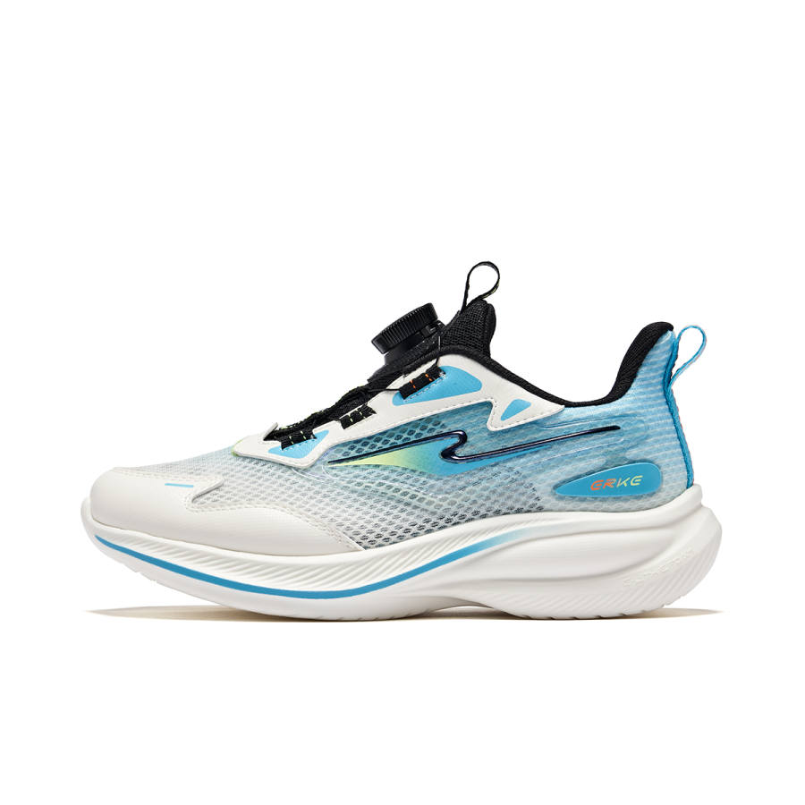 ERKE KIDS Awakening Of Insects 3 Synthetic Leather, Textile Low top Running Shoes Microcrystal White/Digital Blue