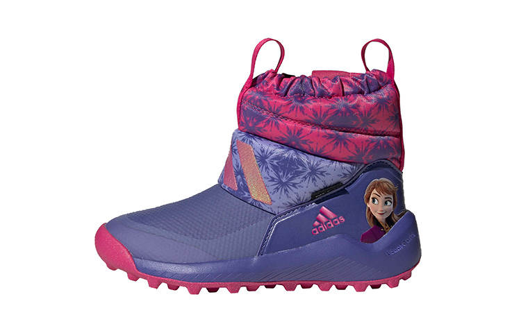 Adidas Disney x Adidas Active Snow Mesh Waterproof And Warm Knee High Kids' Boots Purple Pink Children Aged 3 7 Years Old