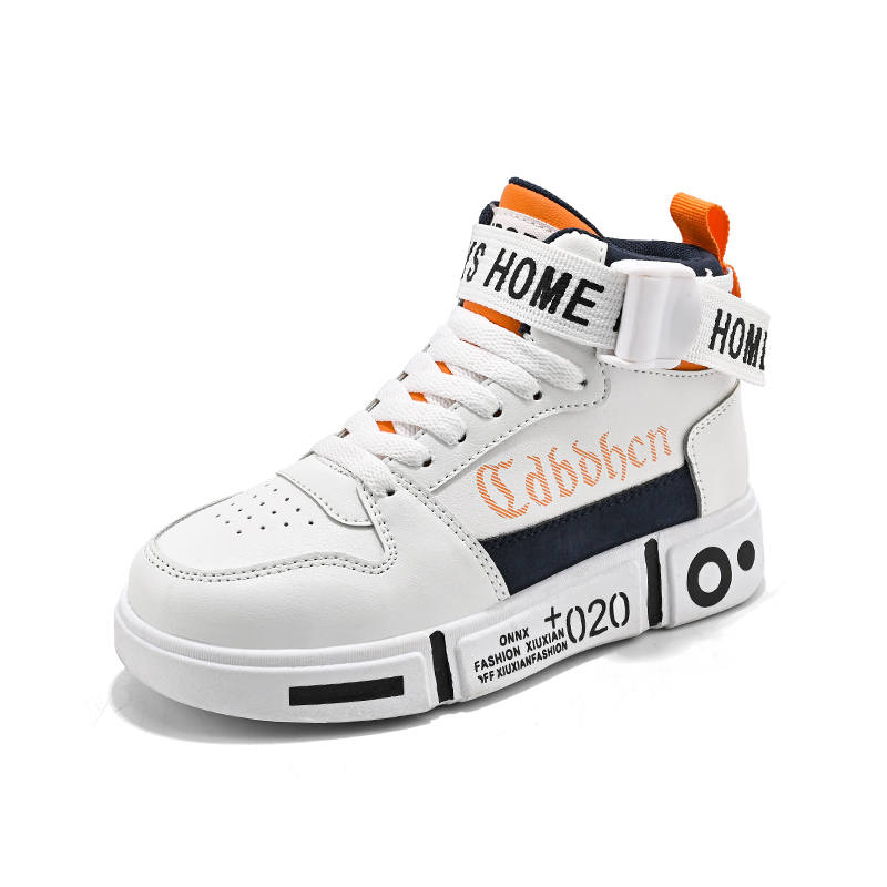 TONYBEAR Comfortable Slip Resistant Anti Kick Slip Resistant Anti Kick High top Kids' Skateboarding Shoes Kids'