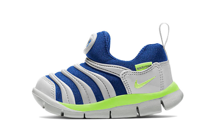 Nike Nike Dynamo Free Slip Resistant Cushioning Abrasion Resistant Low top Toddler Shoes Gray Green Blue Infant And Toddler