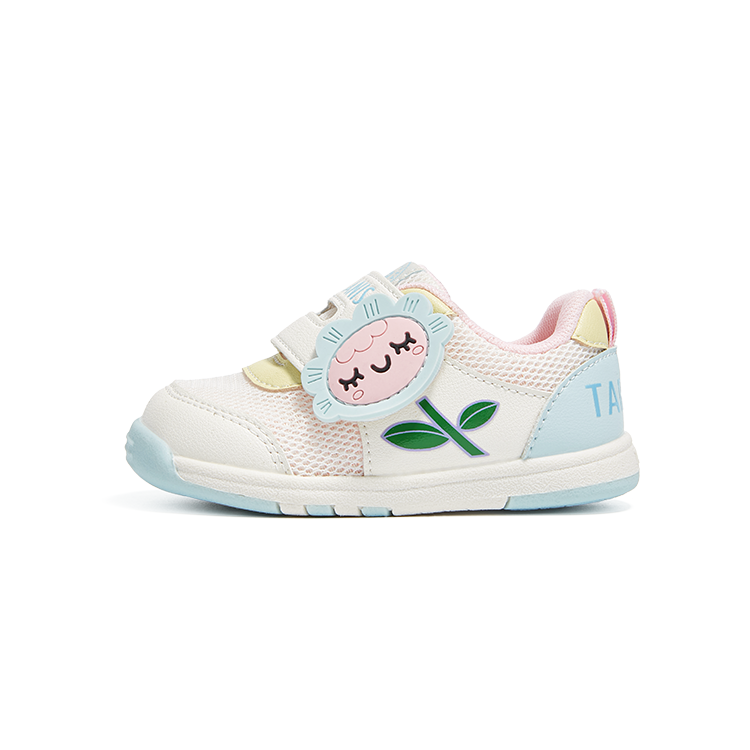 TARANIS Slip Resistant And Breathable Slip Resistant And Breathable Low top Pre Walking Baby Shoes White/Blue