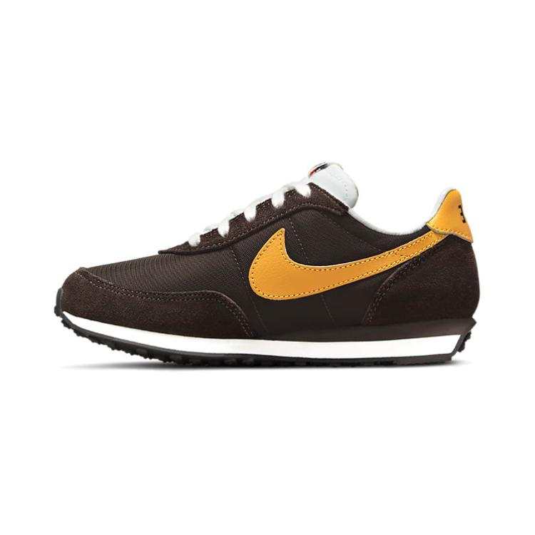 Nike Nike Waffle Trainer 2 Slip Resistant Cushioning Breathable Kids Lifestyle Shoes Brown Gold Children Aged 3 7 Years Old