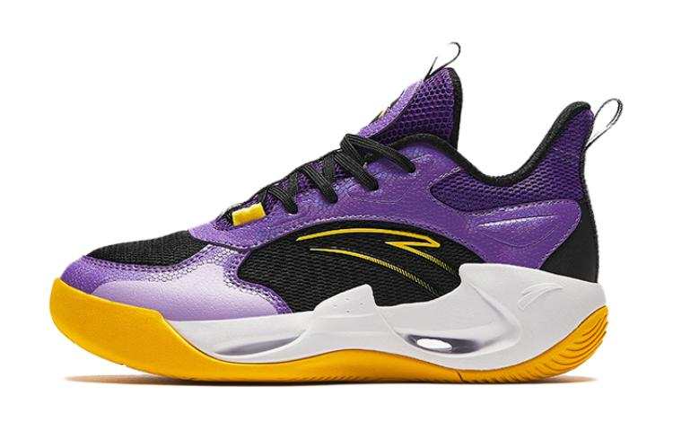 Antakids Wind Cave Low top Basketball Shoes Purple Teenagers