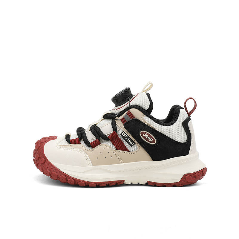 Jeep Anti Kick Abrasion Resistant Breathable Lightweight Cushioning Low top Kids Lifestyle Shoes