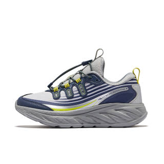 ERKE KIDS Slip Resistant Abrasion Resistant Low top Kids' Running Shoes Mist Gray Kids'