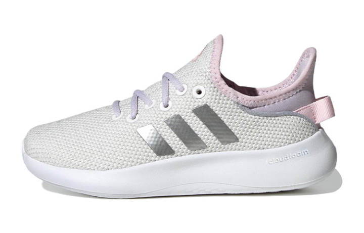 Adidas adidas Cloudfoam Pure Cloud White Silver Metallic Silver Dawn GS