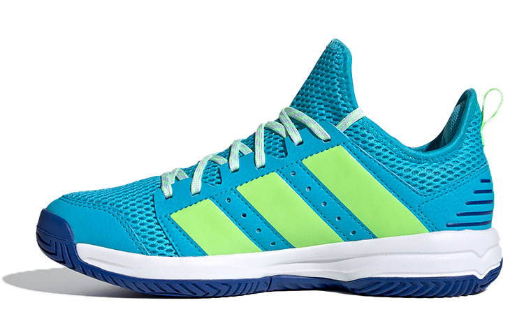 Adidas Adidas Breathable Low top Children's Basketball Shoes Blue Green Kids'