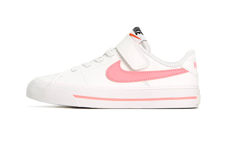 Nike Nike Court Legacy Slip Resistant Low top Kids' Skateboarding Shoes Pink White Children Aged 3 7 Years Old