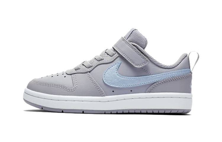 Nike Nike Court Borough 2 EP Low top Kids' Skateboarding Shoes Gray Blue Children Aged 3 7 Years Old