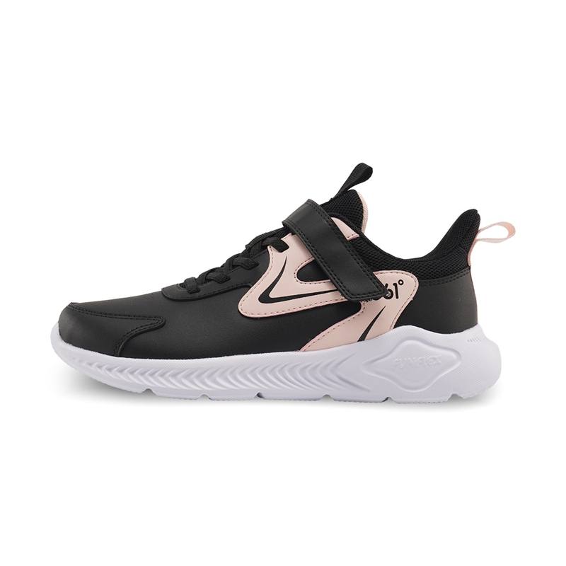 361°KIDS Synthetic Leather Slip Resistant Abrasion Resistant Low top Kids' Running Shoes Black Pink Kids'