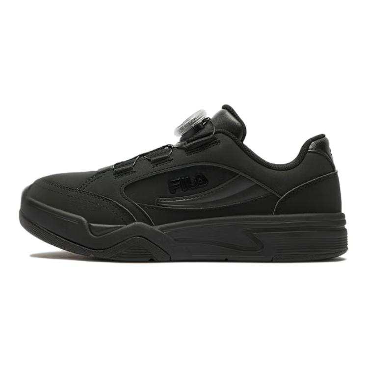 FILA KIDS Slip Resistant Abrasion Resistant Low top Kids Lifestyle Shoes Black Kids'