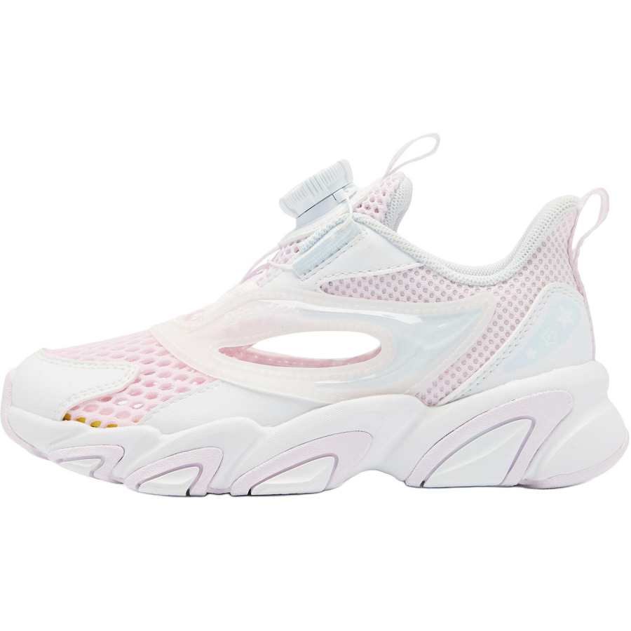 QIAODAN Anti Kick Abrasion Resistant Low top Children's Sandals White Pink Children Aged 3 7 Years Old