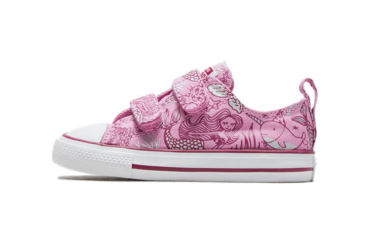 Converse Baby Converse Chuck Taylor All Star Underwater Party Easy on Low top Toddler Shoes Pink