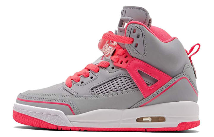 Jordan Jordan Spizike Wolf Grey Racer Pink GS
