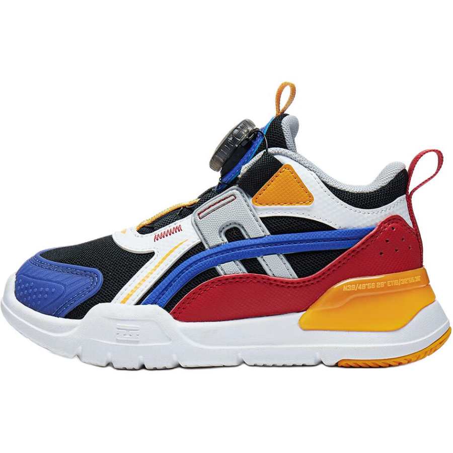 Li-Ning YOUNG Li Ning YOUNG Slip Resistant Mid top Kids' Running Shoes Black Red Kids'
