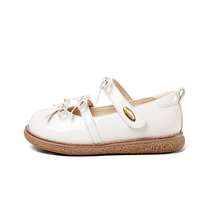 Snoffy Slip Resistant Cushioning Low top Kids' Leather Shoes Children Aged 3 7 Years Old