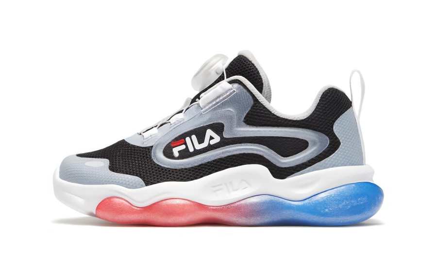 FILA KIDS Cushioning Low top Kids Lifestyle Shoes Red Blue Black Children Aged 3 7 Years Old