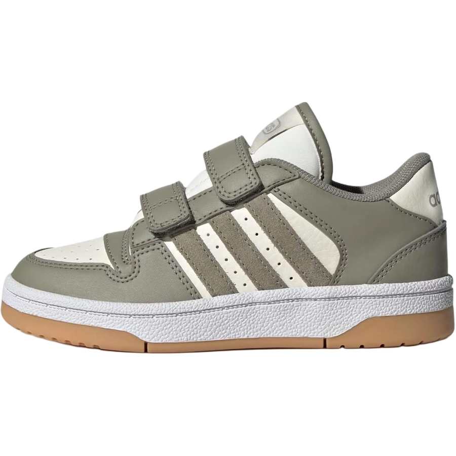 Adidas Adidas BREAK START Abrasion Resistant Low top Kids' Skateboarding Shoes Gray Children Aged 3 7 Years Old