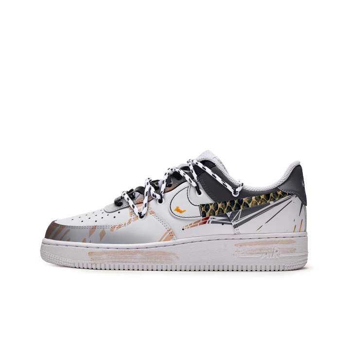 Nike Nike Air Force 1 Synthetic Leather Slip Resistant Abrasion Resistant Slip Resistant Abrasion Resistant Low top