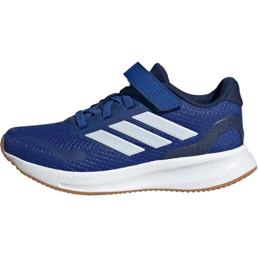 Adidas Adidas Runfalcon 5.0 Slip Resistant Abrasion Resistant Low top Kids' Running Shoes Blue Children Aged 3 7 Years Old