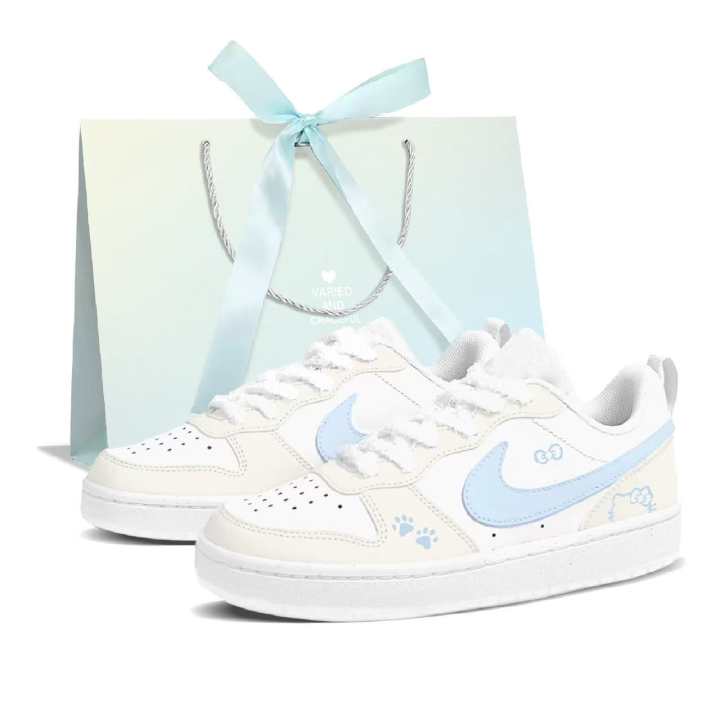 Nike Nike Court Borough Maris Sal Kitten Leather Slip Resistant Cushioning Abrasion Resistant