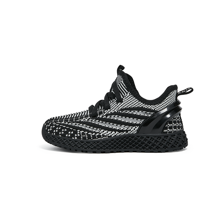 TARANIS Kids Lifestyle Shoes Black/White Children Aged 3 7 Years Old