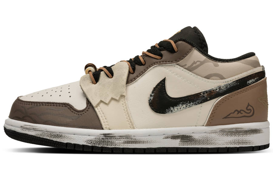 Jordan Jordan Air Jordan 1 Woody Cloud Dispelling Synthetic Leather Cushioning Abrasion Resistant Cushioning, Wear Resistant