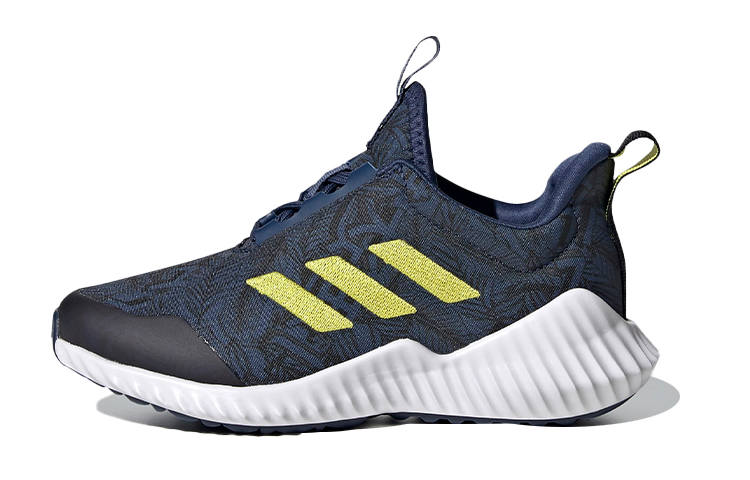 Adidas Adidas Fortarun Wide K Breathable Low top Kids' Running Shoes Dark Blue Green Kids'
