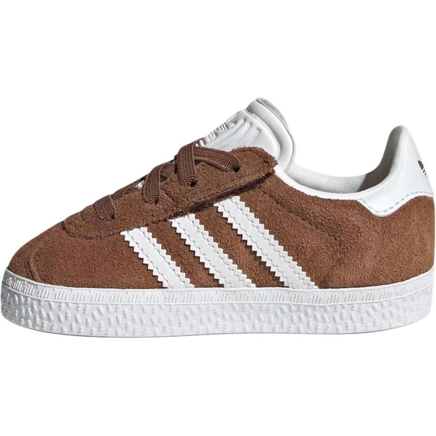 Adidas Originals Gazelle Low top Toddler Shoes Brown White Infant And Toddler