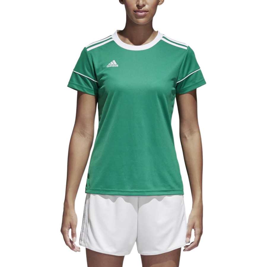 Adidas Adidas Soccer Jerseys Women's Bright Green Crew Neck Moderate