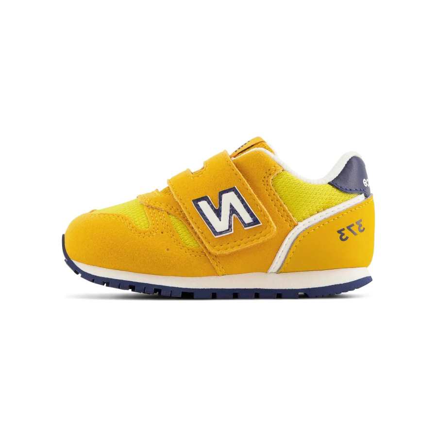 New Balance New Balance NB 373 Classic And Versatile Cushioning, Wear Resistant Low top Toddler Shoes Yellow White