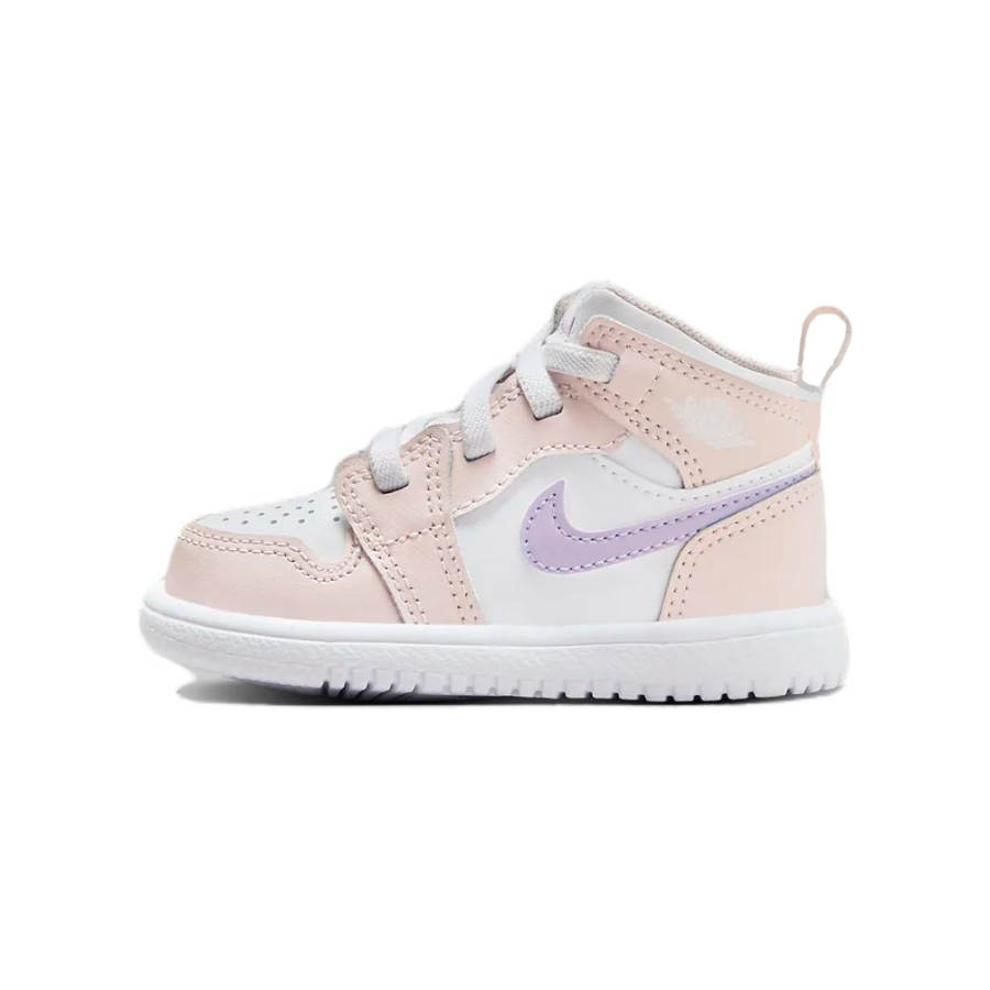Jordan Jordan Air Jordan 1 Mid High top Toddler Shoes White Pink Infant And Toddler