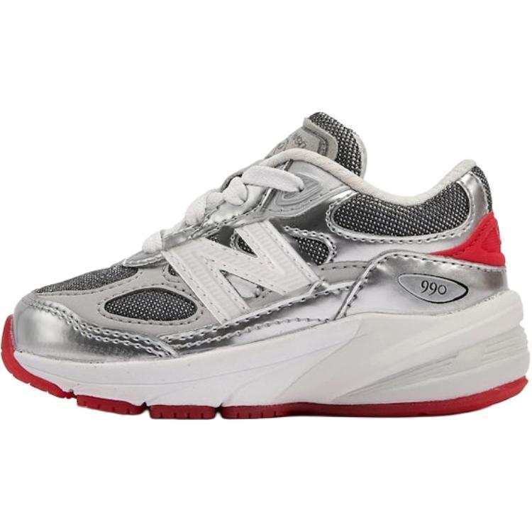 New Balance New Balance NB 990 V6 Abrasion Resistant Abrasion Resistant Low top Toddler Shoes Silver Gray Infant And Toddler