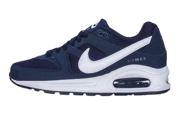 Nike Nike Air Max Command Flex Cushioning Abrasion Resistant Low top Running Shoes Blue White Unisex