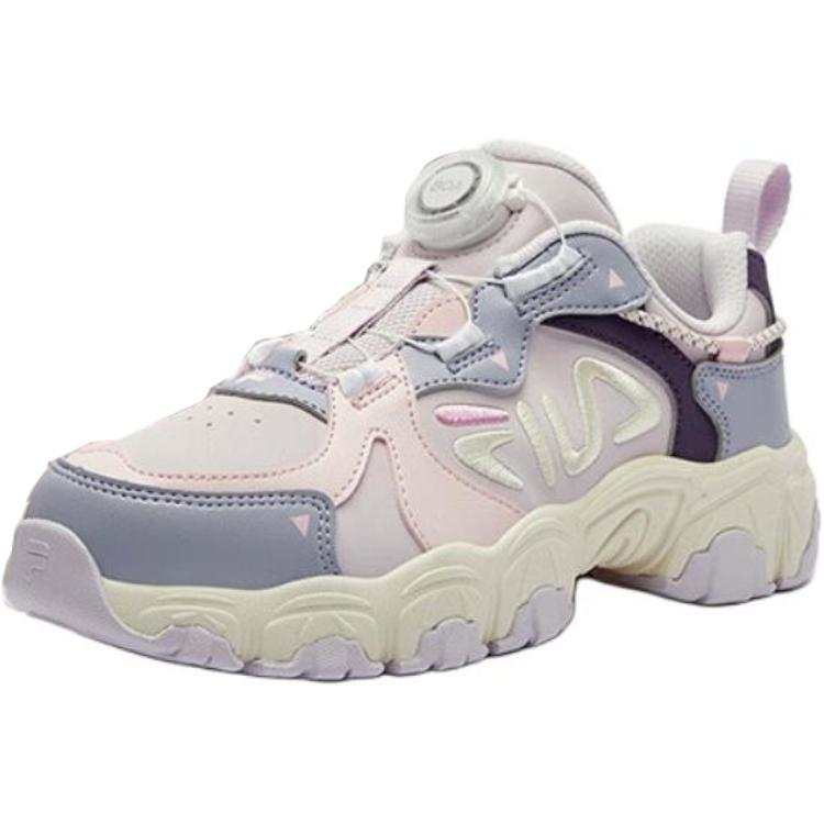FILA KIDS Comfortable Slip Resistant Abrasion Resistant Kids' Running Shoes Purple Blue Kids'