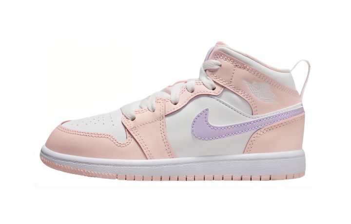 Jordan Jordan Kids Jordan 1 Mid "Pink Wash" Sneakers