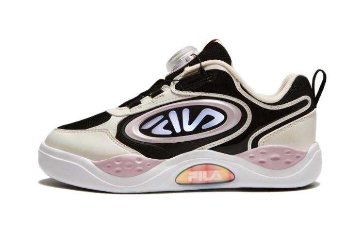 FILA KIDS Slip Resistant Abrasion Resistant Slip Resistant Abrasion Resistant Kids' Training Shoes Black White