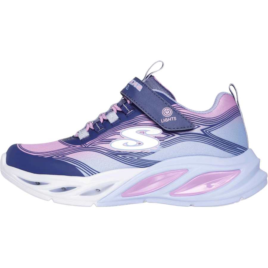 Skechers Kids Slip Resistant Abrasion Resistant Low top Kids Lifestyle Shoes Blue Pink Kids'