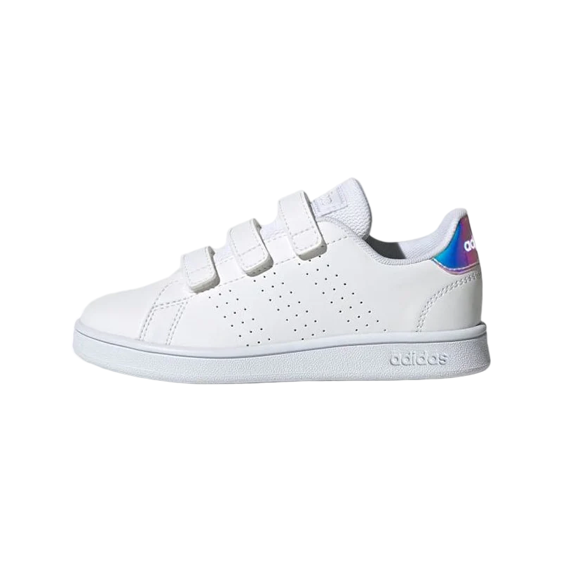 Adidas Neo ADVANTAGE Leather Low top Kids' Skateboarding Shoes Children Aged 3 7 Years Old