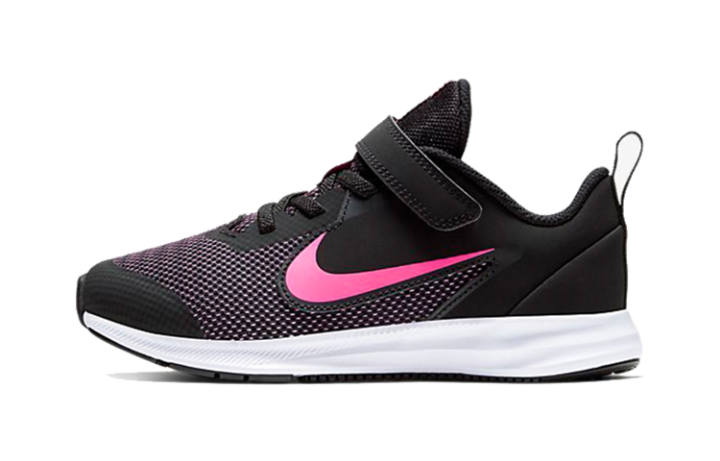 Nike Nike Downshifter 9 Low top Kids' Running Shoes Black Pink Children Aged 3 7 Years Old