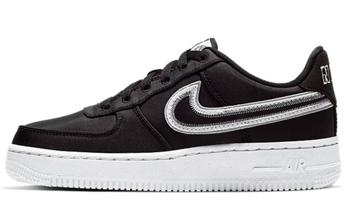 Nike Nike Air Force 1 LV8 Low top Skateboard Shoes Black White Gray Unisex