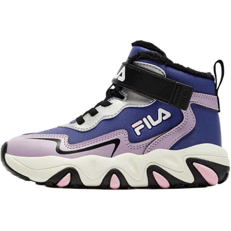 FILA KIDS High top Kids' Outdoor Shoes Purple Children Aged 3 7 Years Old