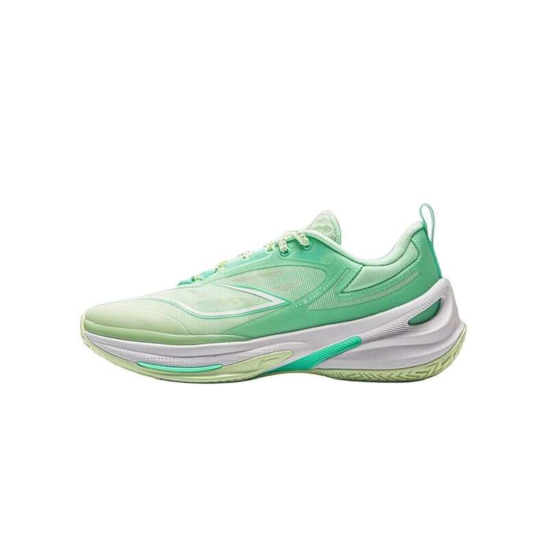 Li-Ning YOUNG Li Ning YOUNG Basketball Low top Basketball Shoes White Green Teenagers