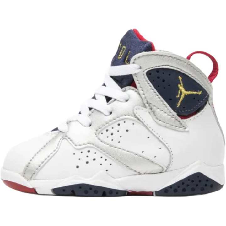 Jordan Jordan Air Jordan 7 Mid top Toddler Shoes White Infant And Toddler