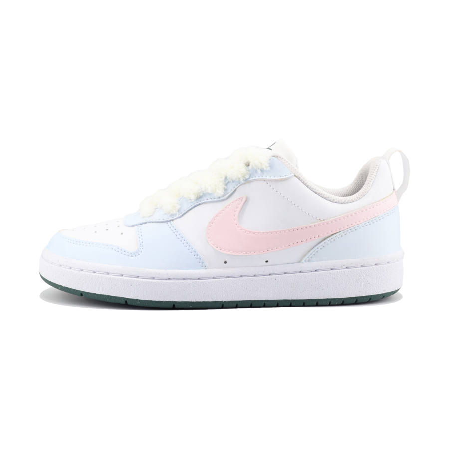 Nike Nike Court Borough Koi Dream Pie, Coconut Milk Jelly Low top Kids' Skateboarding Shoes Light Blue Teenagers