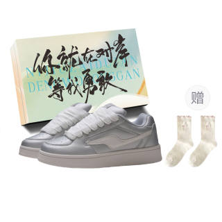 JimiXiong Low top Skateboard Shoes Women's Silver