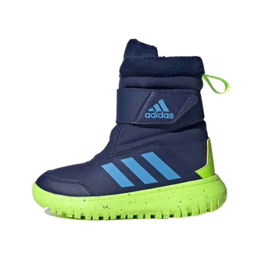 Adidas Adidas WINTERPLAY Polyester Thermal Mid top Kids Lifestyle Shoes Blue Kids'