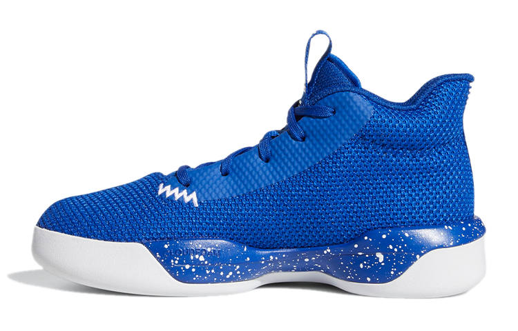Adidas Adidas Pro Next K Breathable Mid top Children's Basketball Shoes Blue White Kids'